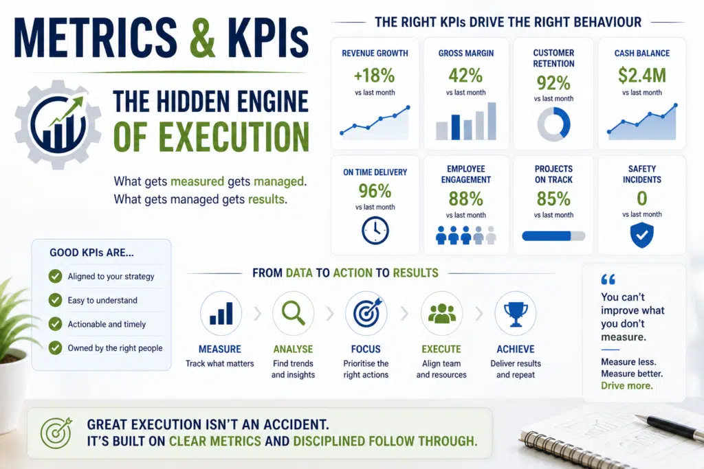 Every leadership team sets goals. But only the great ones measure what actually drives them. That’s why KPI discipline is the silent engine of execution. Here’s why it matters …. Read More ….