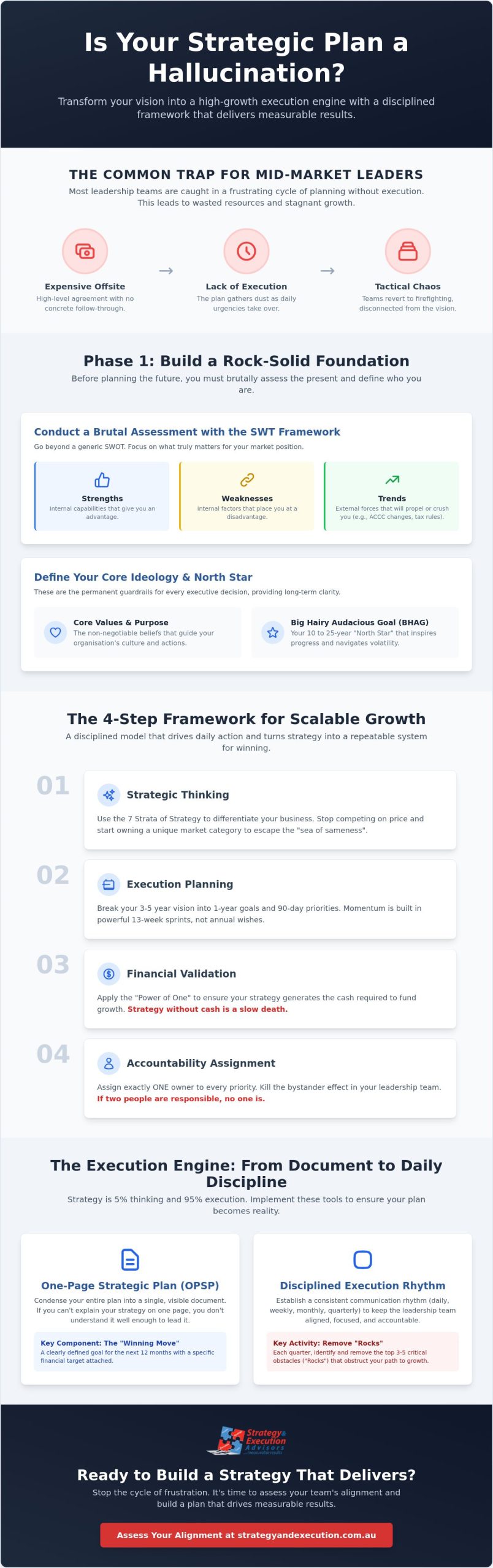 Strategic Planning Process Steps: A Disciplined Framework for Australian Mid-Market Growth