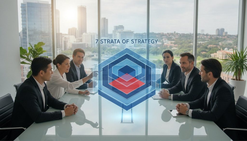 Scaling Up 7 Strata of Strategy: A Framework for Market Dominance